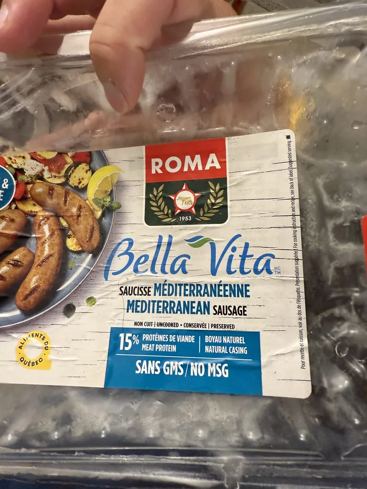 Bella Vita Mediterranean Sausage