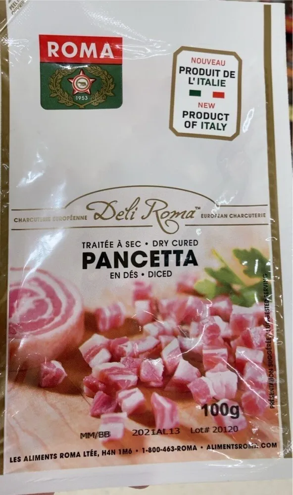 Pancetta en dés