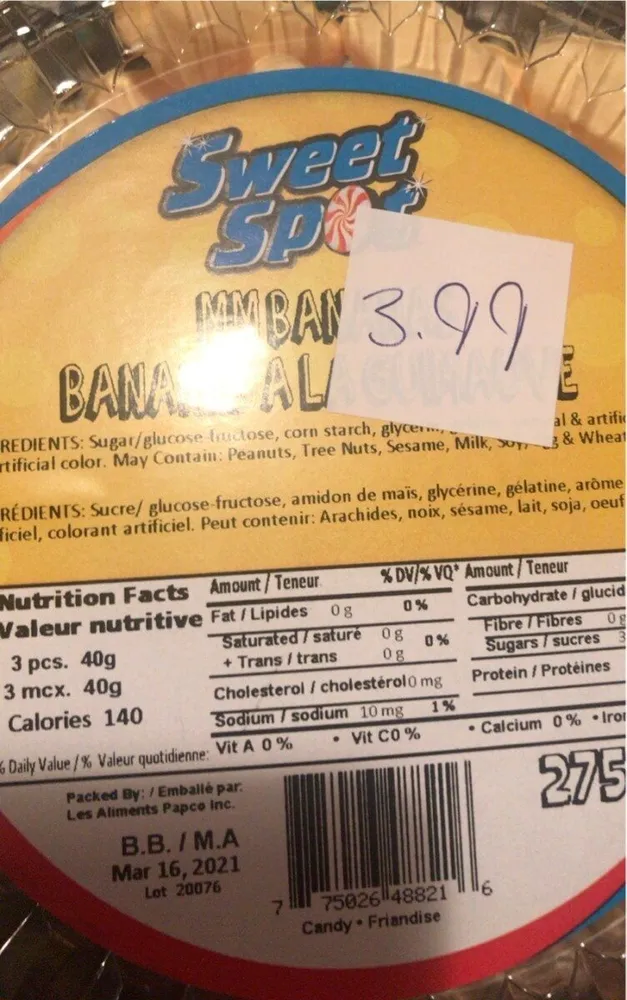 Bananes à la Guimauve