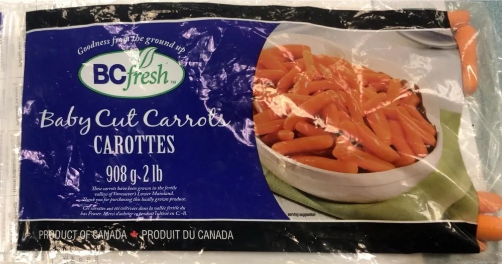 Baby cut carrots