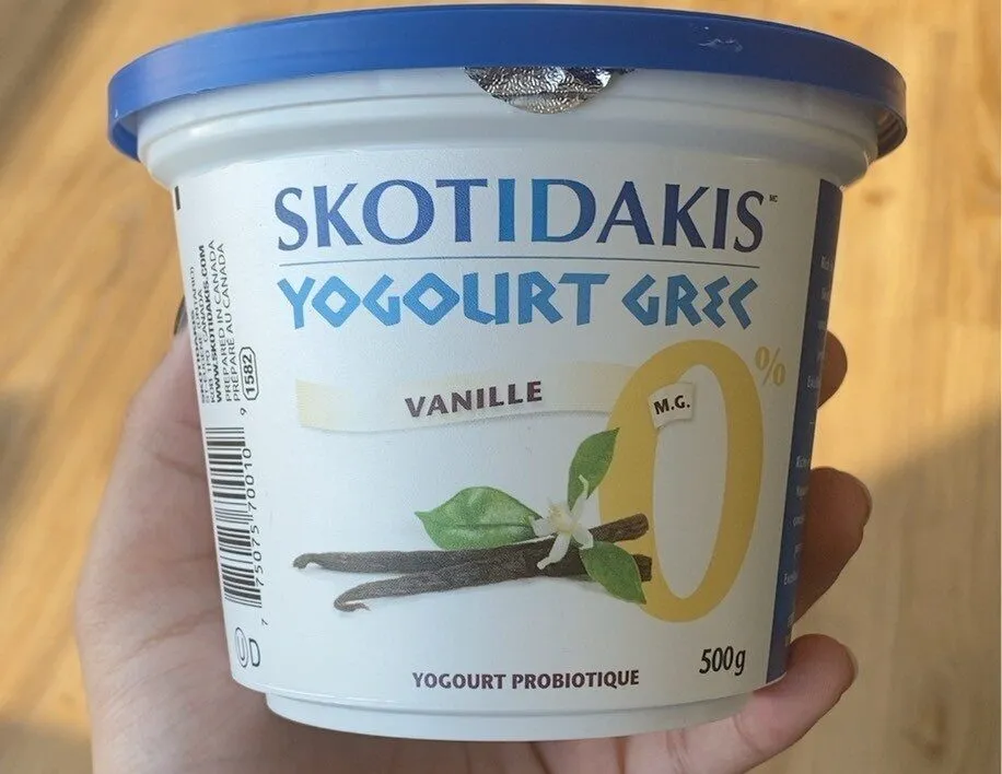 Yagourt grec vanille