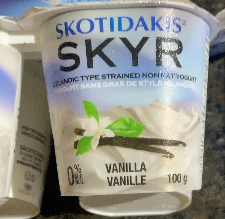 Yogourt sans gras de style islandais