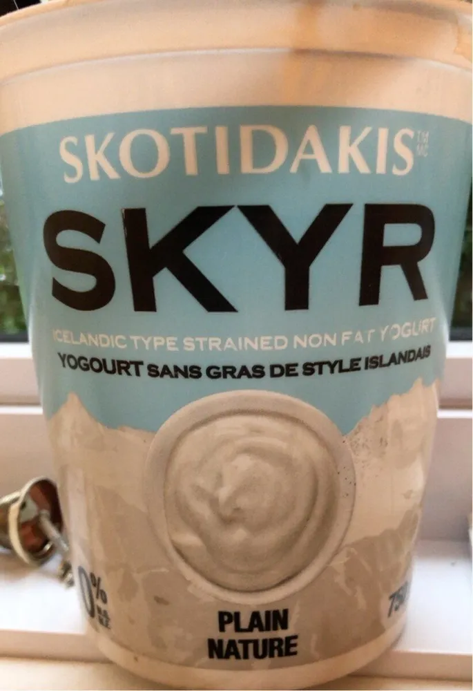 Yogourt sans gras de style islandais