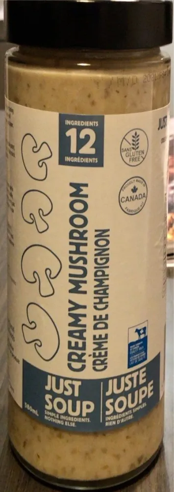Creamy mushroom crème de champignon