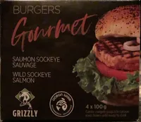 Burgers saumon sockeye sauvage