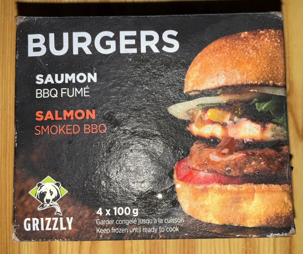 Burgers Salmon Smoked BBQ