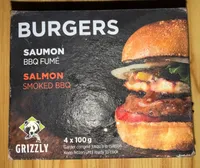 Burgers Salmon Smoked BBQ