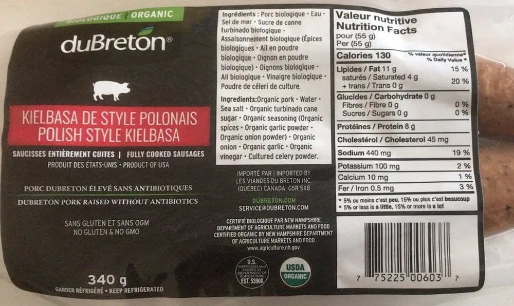 Kielbasa de style polonais
