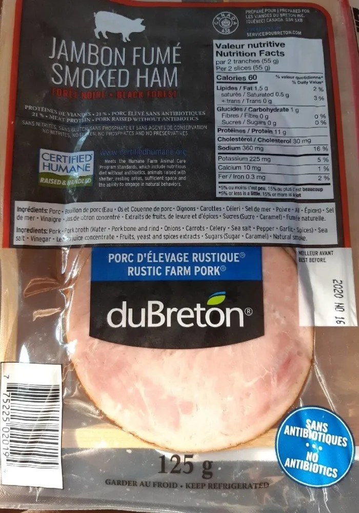 Jambon fumé