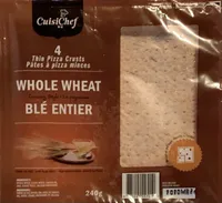 Pâtes à pizza minces - Blé entier