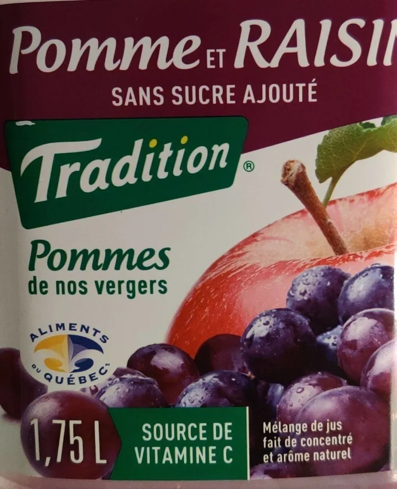 Jus De Fruit (pomme Et Raisin)