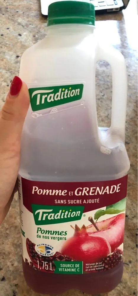 Pomme et grenade sans sucre ajouté