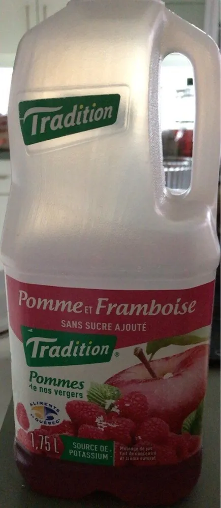 Jus pomme framboise