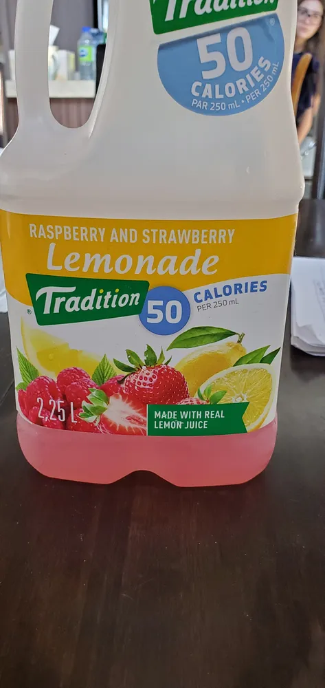 Rasberry And Strawberry Lemonade 50 Calories