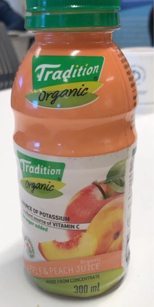 Tradition Organic Pomme & Pêche