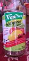 Jus de pomme poire canneberge pétillante