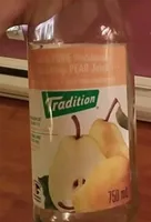 Jus de poire pétillante