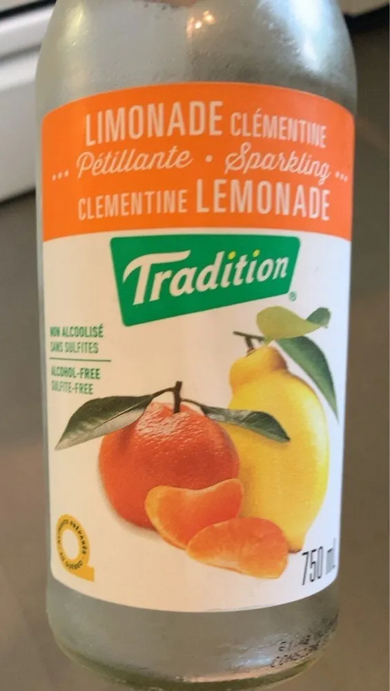 Limonade pétillante clémentine