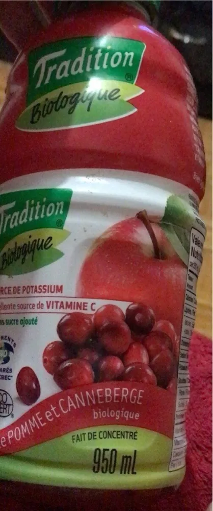 Jus de canneberge