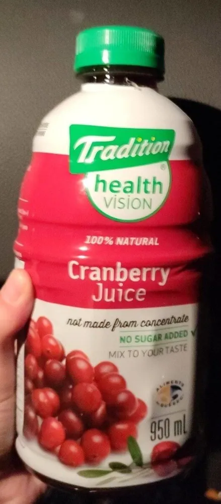 Tradition health Vision Cranberry Juice