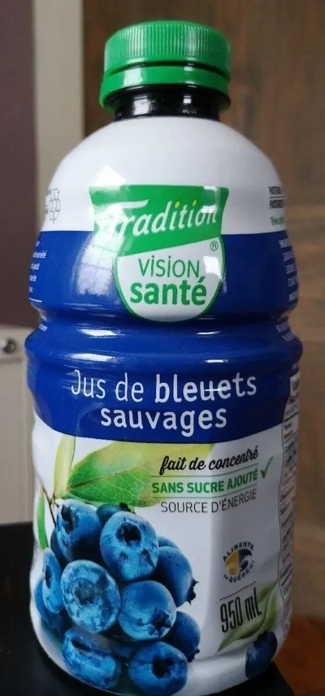 Jus de bleuet sauvages