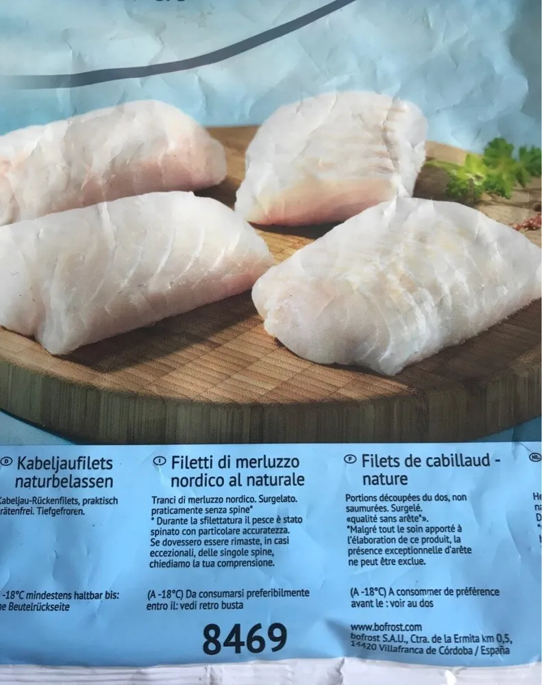 Filet de cabillaud
