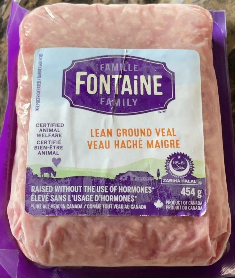 Veau haché maigre