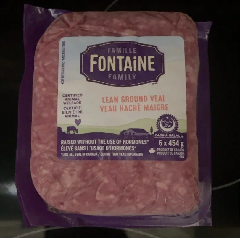 Lean ground veal