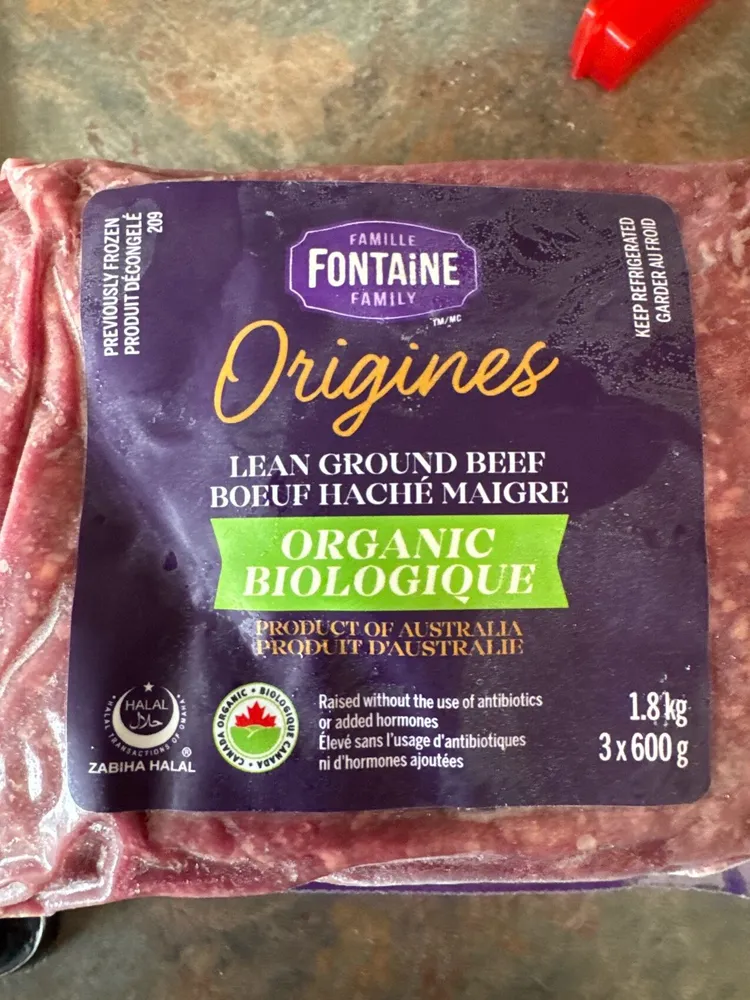 Bœuf haché maigre