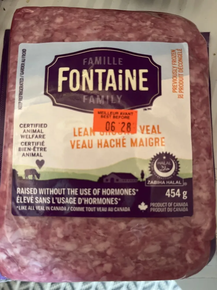 Lean Ground Veal