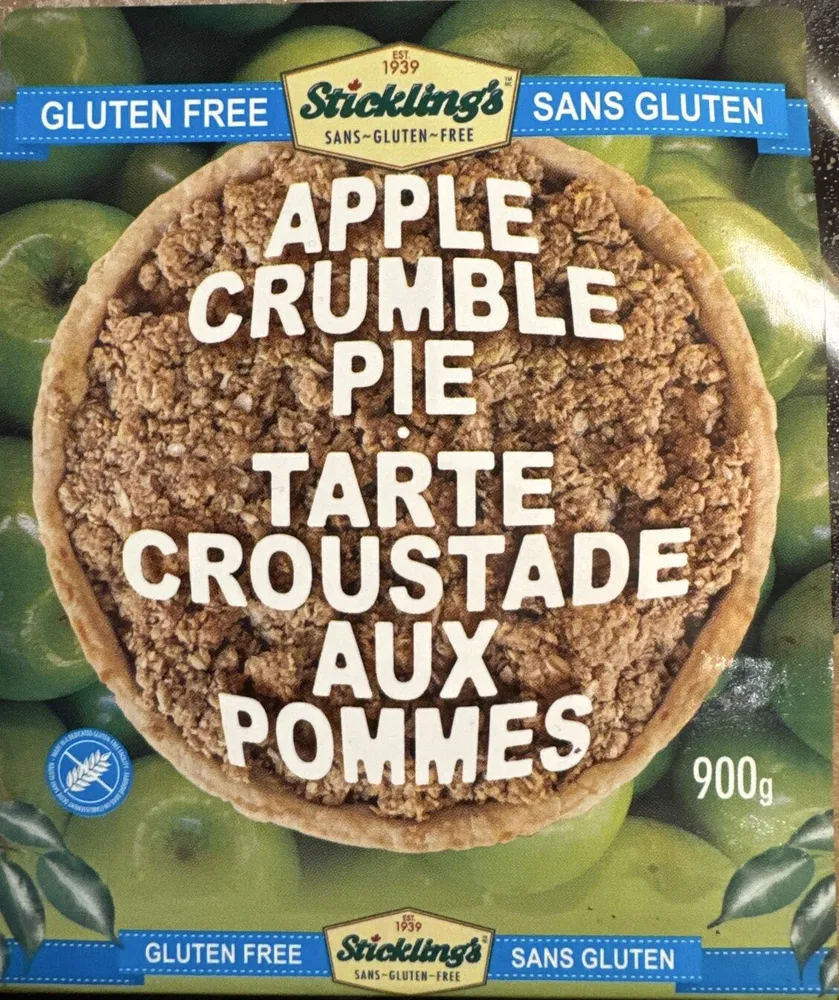 Apple crumble pie (Gluten free)