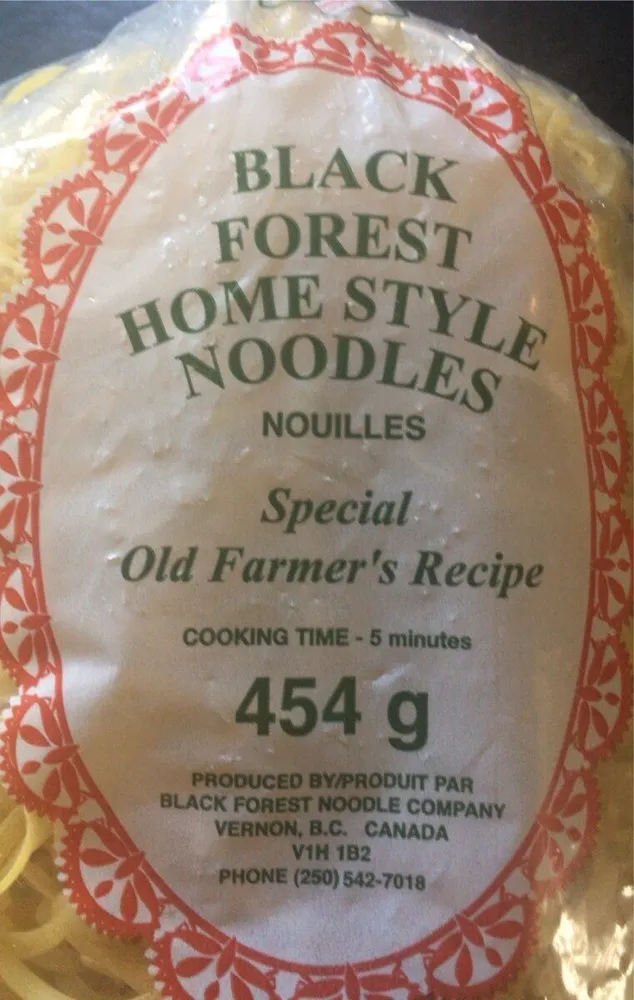 Home style noodles