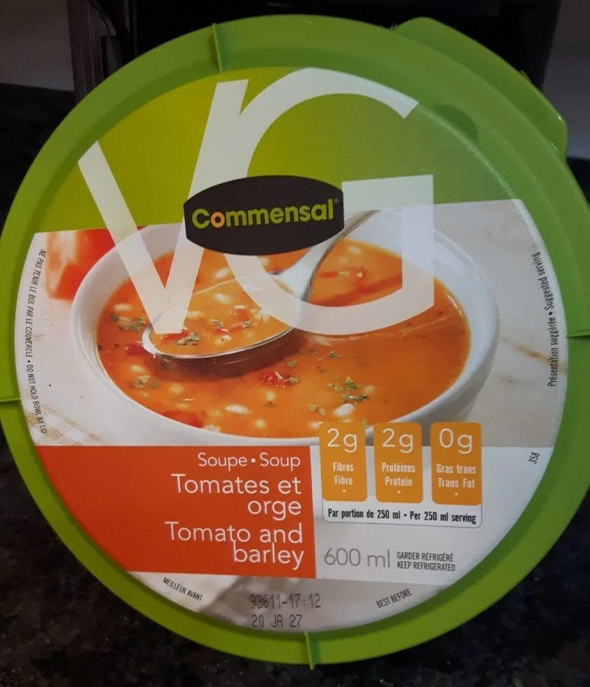 Soupe tomates et orge