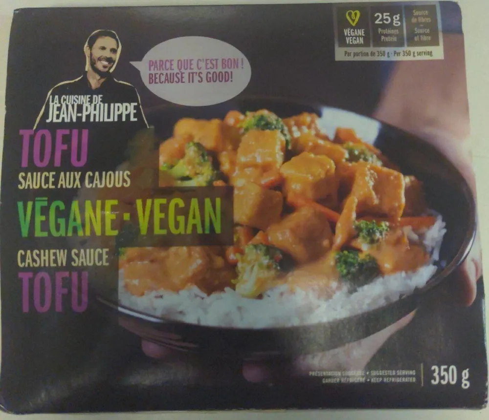 Tofu sauce aux cajous