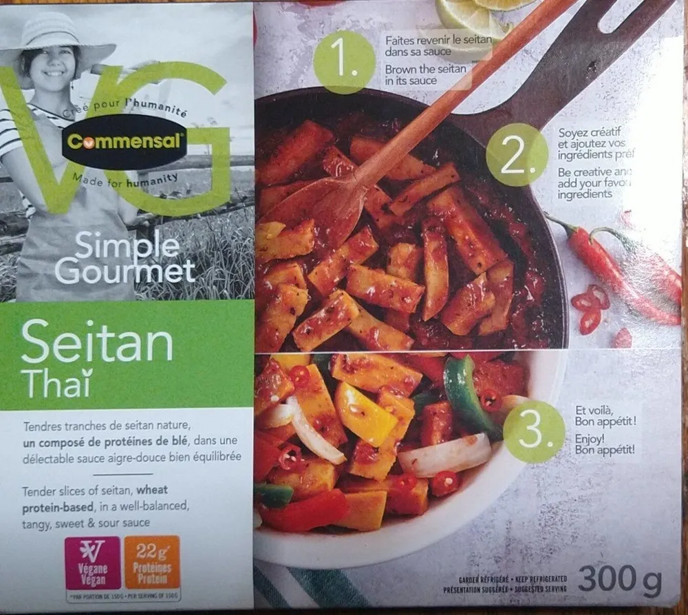Seitan Thai - Simple Gourmet