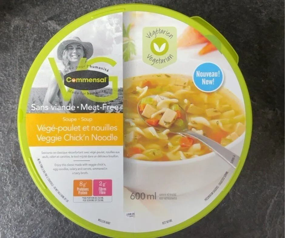 Soupe Végé-poulet et nouilles