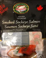 Smoked sockeye salmon