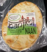 panjami cilantro and garlic naan