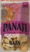 Roasted Garlic Mini Naan