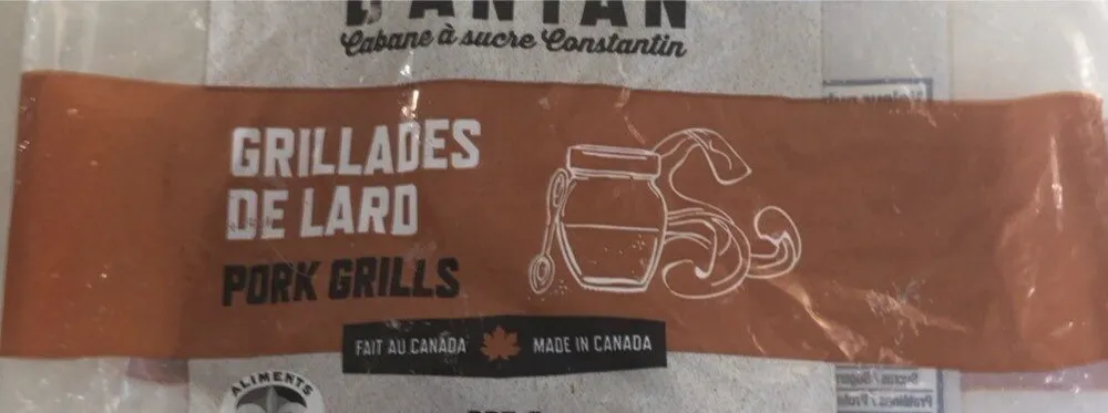 Grillades de lard