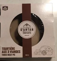Tourtière aux 3 viandes
