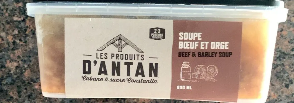 Soupe boeuf et orge