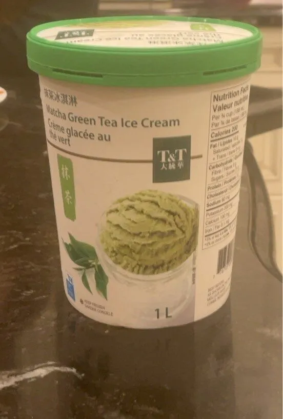 Matcha green tea ice cream
