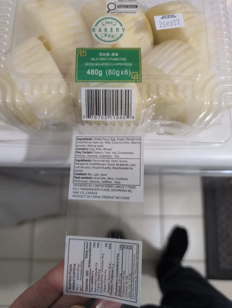 Malay Sweet Steamed Cake