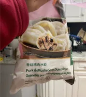 Pork and mushroom dumplings