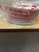Strawberry Swirl Cheesecake
