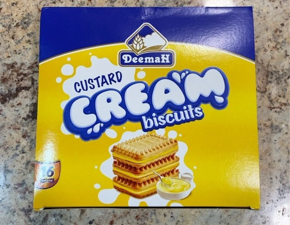 Custard Cream biscuits