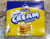 Custard Cream biscuits
