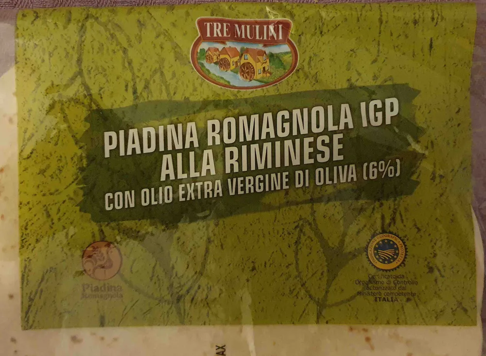 Piadina Romagnola IGP