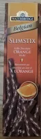 Belgian Slimstix Milk chocolate Orange